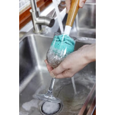 Full Circle® - Glasrenser med bambusskaft - luksus